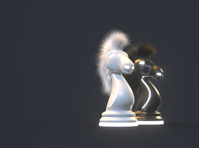 Fantasy Chess 3d animation 3d modeling