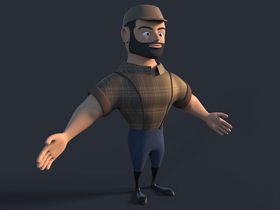 Character 3D Modeling 3d 3d animation 3d art 3d model 3d modeling