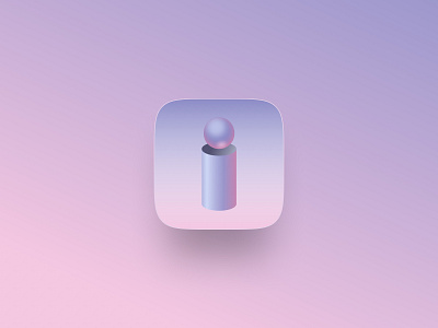 Daily UI challenge no 5 • App Icon • variant 2 3d 5 app app icon daily ui daily ui 5 graphic design icon illustration pink ui violet