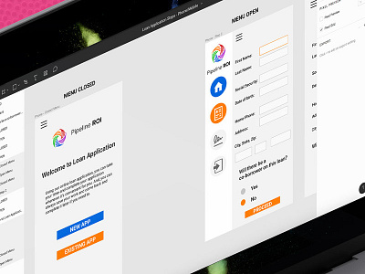Loan Application - High Fidelity Prototype app high fidelity loan loan application prototype