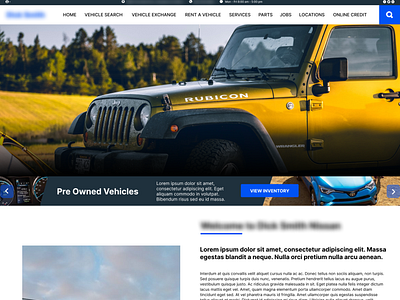 Vehicle Dealership Redesign