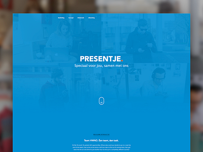 Presentje case study app blue case study one orange page product teal visual