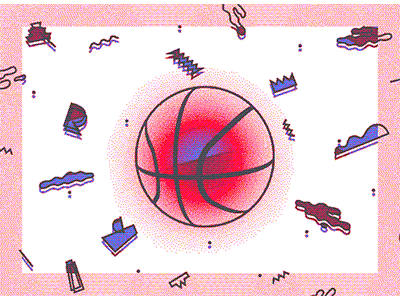 I'm on Dribbble :) and around around basketball dribbble rubro