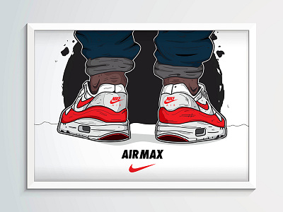 Air Max Day poster air culture kicks max nike poster sneakers street vector