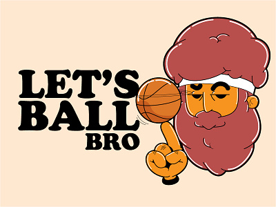 Lets Ball Bro Print 2 art cartoon design graffiti graphic illustration nike sneakers street vector