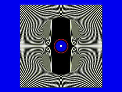 Focal Point 1 branding fractal generative geometric graphic design hard edge illustration line art op art optical art pattern design poster design psychedelic trippy