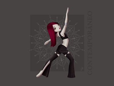 Danza Contemporánea danza design dibujo illustration photoshop