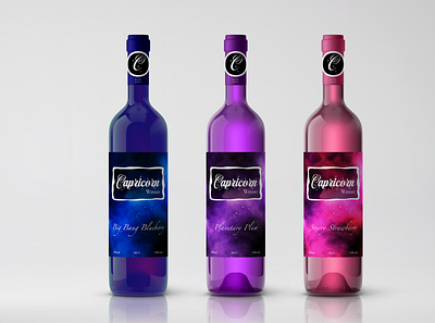 Wine Bottle Designs branding design graphic design typography