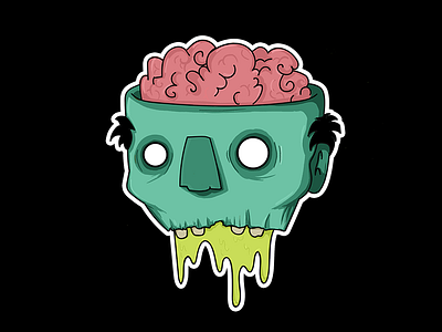 Debut Zombie blood brain dead drool friday 13th halloween head monsters nightmare skull vampire zombie