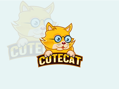Cat Illustration logo design