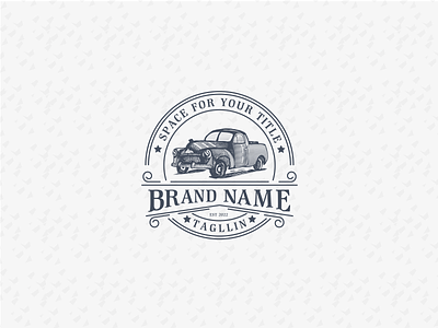 Car vintage logo