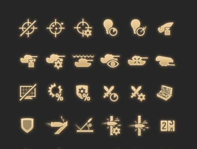 WoT icons game graphic design icon ui world of tanks