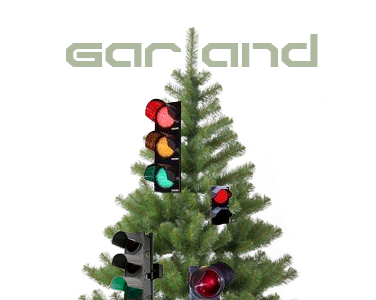Garland artjuice christmas tree creative garland idea traffic light