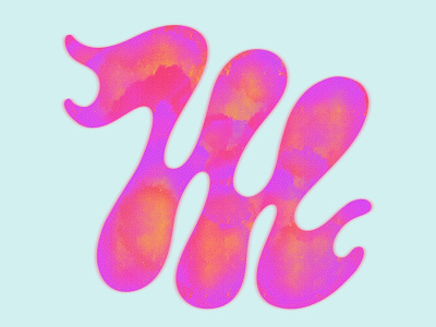 The Letter M branding design graphic design handlettering identity illustration linework logo typography vector