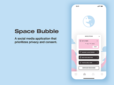 Space Bubble Application