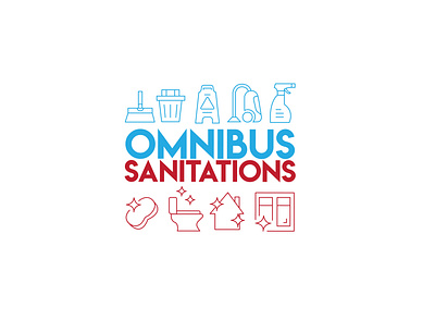 omnibus sanitations art branding graphic design icon illustration illustrator logo typography vector