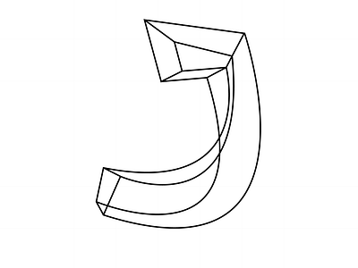 J icon logo minimal vector