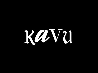 kavu branding design icon illustration logo minimal typography vector