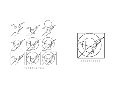 protractor branding design graphic design icon illustration logo minimal ux vector