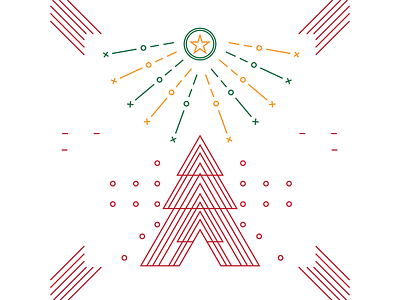 christmas tree branding design graphic design icon illustration logo minimal ui ux vector