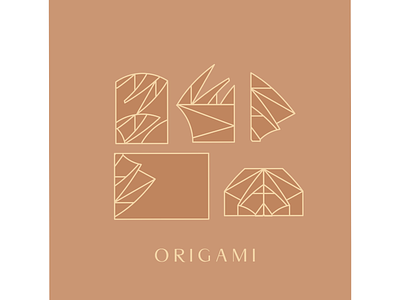 origami branding design graphic design icon illustration logo minimal vector