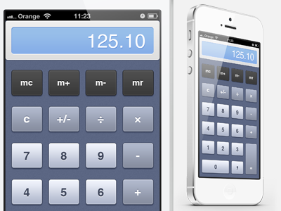 iOS calculator redesign (update)
