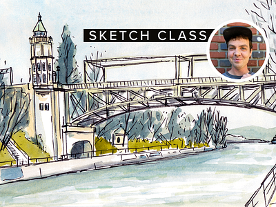 Sketch Class - Outschool.com architect class classic drawing editorial illustration kids landscape lesson marker painting sketching tutorial watercolor youth