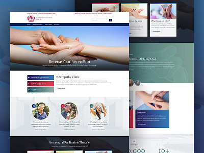 LLUH Neuropathy Clinic loma linda university health web design