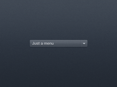 Just a menu blue control dropdown menu pulldown select texture widget