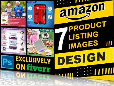 Amazon product listing images, infographic, and lifestyle design