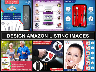Amazon product listing images, Amazon infographic design