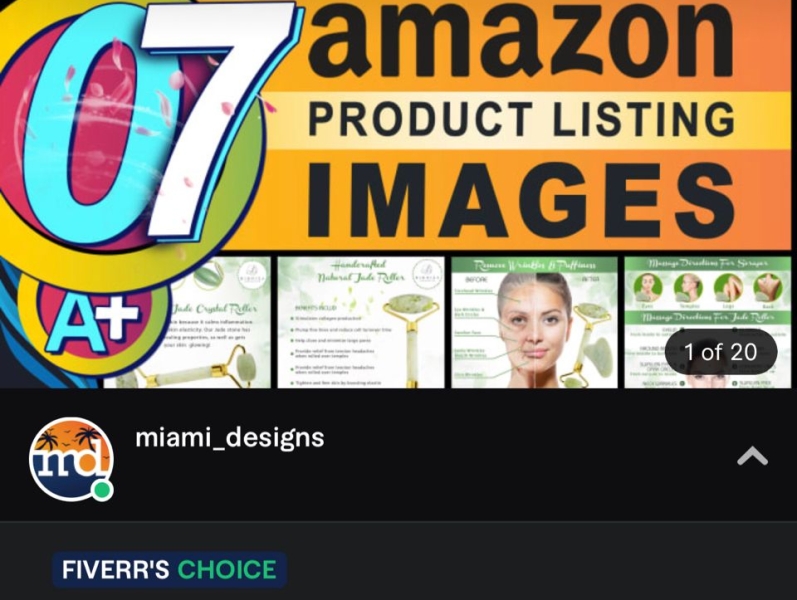 Big achievement in Fiverr story. amazon amazon ebc designs amazon image amazon lifestyle image amazon listing pictures design graphic design illustration listing images