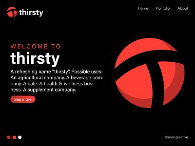 Thirsty Logo Design