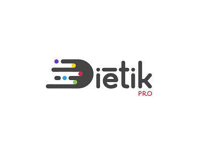 Dietik PRO brand dashboard diet logo software ui ux vector website