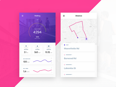 UI for Fitness app