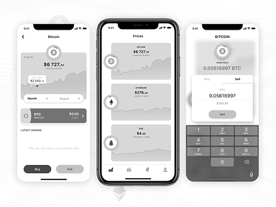 Cryptocurrency exchange App 2018 crypto crypto exchange design finance app user experience ux