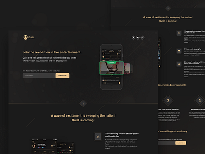 Landing Page 2019 app black design ios iphone landing design landing page lp ui ux