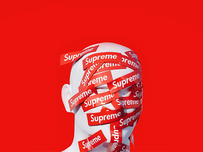 SUPREME 3d art brands c4d clothes fashion render supreme