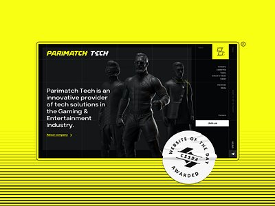 Interactive 3d on website Parimatch Tech 3d award winning awards conor conor mcgregor cssda fighter game gamer interaction programmer screen ufc ui ux website