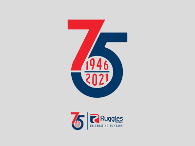 75 Year Anniversary Logo 75 icon logodesign typography year