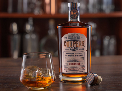Bourbon On the Rocks bourbon cocktail liquid photography studio whisky