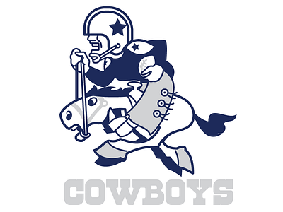 Dallas Cowboys Throwback Logo dallas dallas cowboys espn football logo nfl retro sports texas throwback update vintage