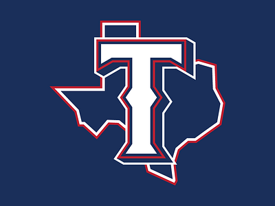 Texas Rangers Concept Logo arlington ballpark branding concept dallas logo major league baseball mlb rebrand sports texas rangers