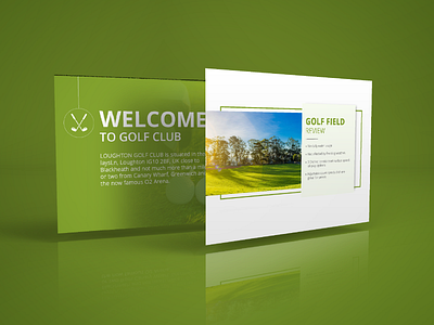 Loughton Golf Club dribbble golfclub project shot ui ux webdesign