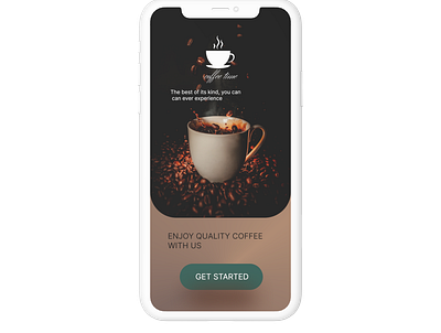 coffee time animation design figma graphic design ui ux