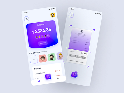 Investment Mobile App UI Design-Wallet App