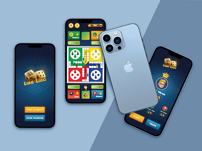 LumiLudo Game App 🔥 FREEBIE app bet colors design game gameplay graphic design interactive logo ludo mobile mobile app money player playful prize reward ui ux winner