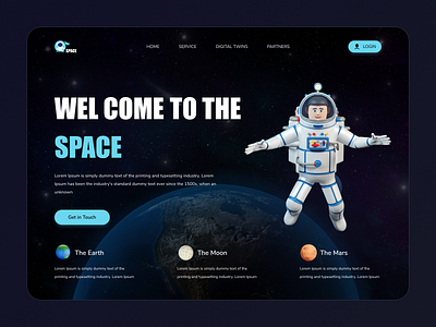 Space- Landing Page