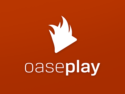 Logo for OasePlay fire grow logo play