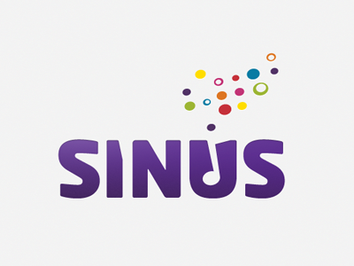 Logo for Sinus braille logo music network negative space